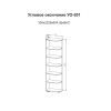 Шкаф-пенал SV-Мебель Александрия УО-201 угловое окончание сосна санторини светлая [00-00101955]