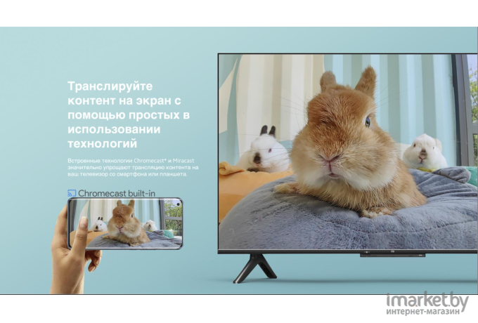 Телевизор Xiaomi TV P1 43 черный [L43M6-6ARG]