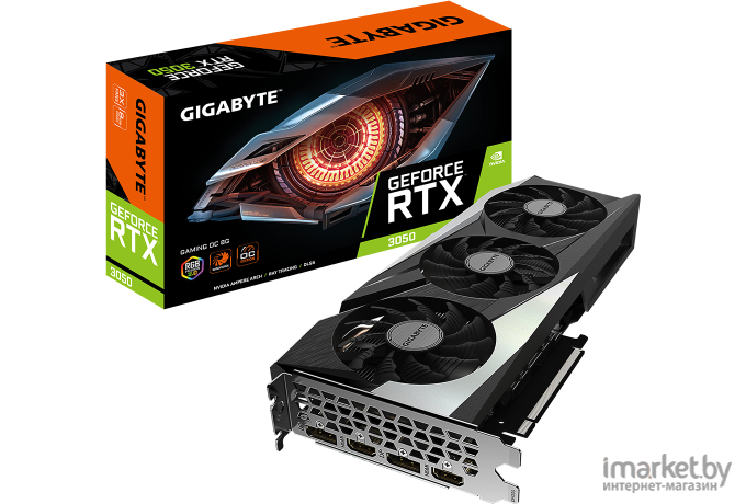 Видеокарта Gigabyte nVidia GeForce RTX 3050 8G [GV-N3050GAMING OC-8GD]