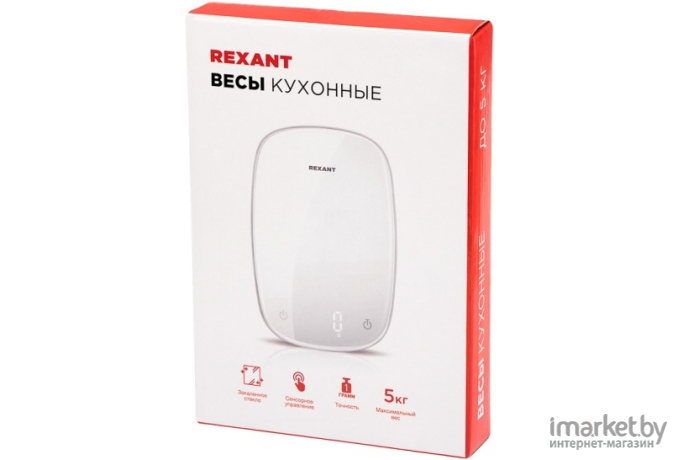 Кухонные весы Rexant 72-1006 белый