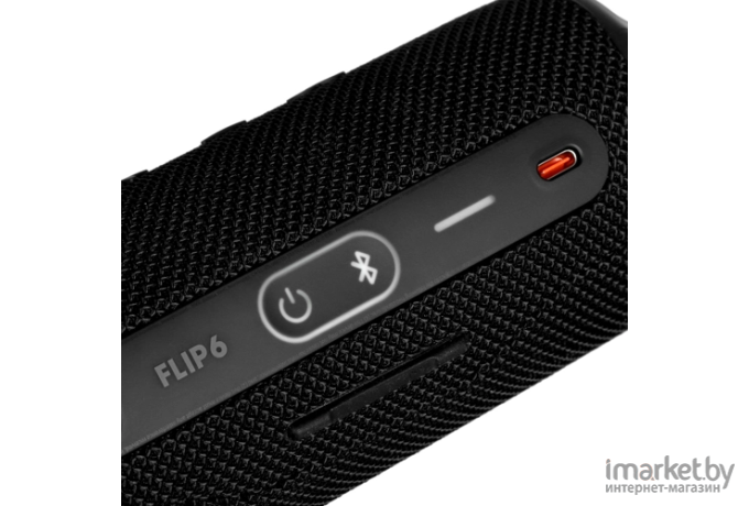 Портативная акустика JBL Flip 6 Black [JBLFLIP6BLKEU]