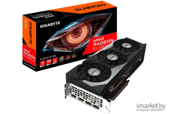 Видеокарта Gigabyte PCIE16 RX6800XT 16GB [GV-R68XTGAMING OC-16GD]