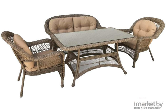Комплект садовой мебели Afina garden T130/LV-520BB Beige_Beige