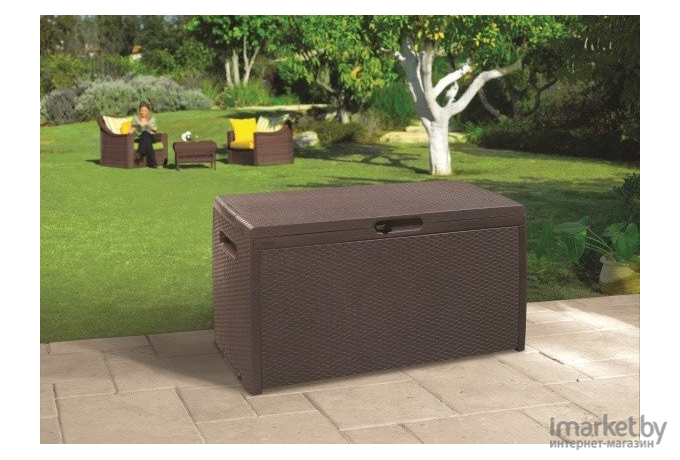 Кашпо Keter Medium Rattan Planter 55л графит [228974]