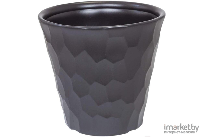 Горшок Prosperplast Flower pot ROCKA антрацит [DBROC400-S433]