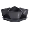 Горшок Prosperplast Flower pot Coubi графит [DKN3001-426U]