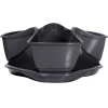 Горшок Prosperplast Flower pot Coubi графит [DKN3001-426U]