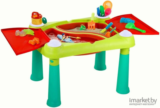 Стол Keter Sand & Water table+ 2 s салатовый [231588]