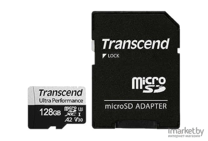 Карта памяти Transcend 128GB UHS-I U3 [TS128GUSD340S]