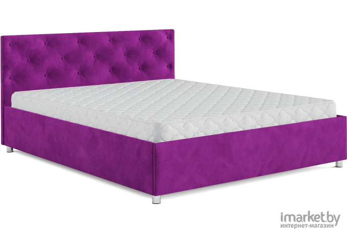 Кровать Mebel-Ars Классик 140 фиолетовый