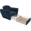 Кресло-кровать Mebel-Ars Квартет Luna 034 темно-синий