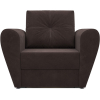Кресло-кровать Mebel-Ars Квартет кордрой коричневый
