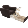 Кресло-кровать Mebel-Ars Квартет кордрой коричневый