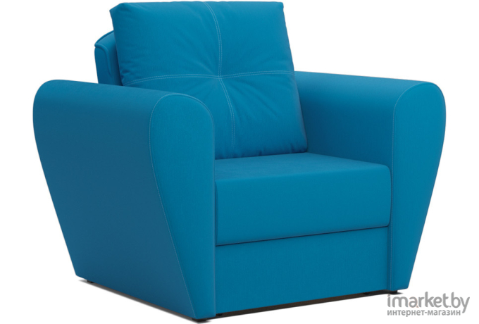 Кресло-кровать Mebel-Ars Квартет рогожка синий