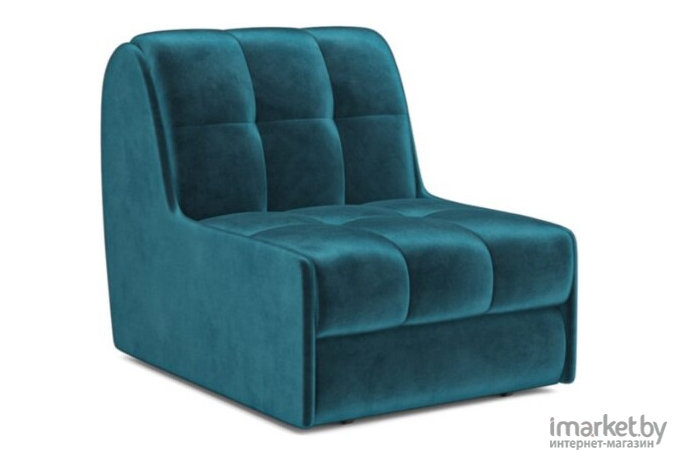 Кресло-кровать Mebel-Ars Барон №2 бархат сине-зеленый