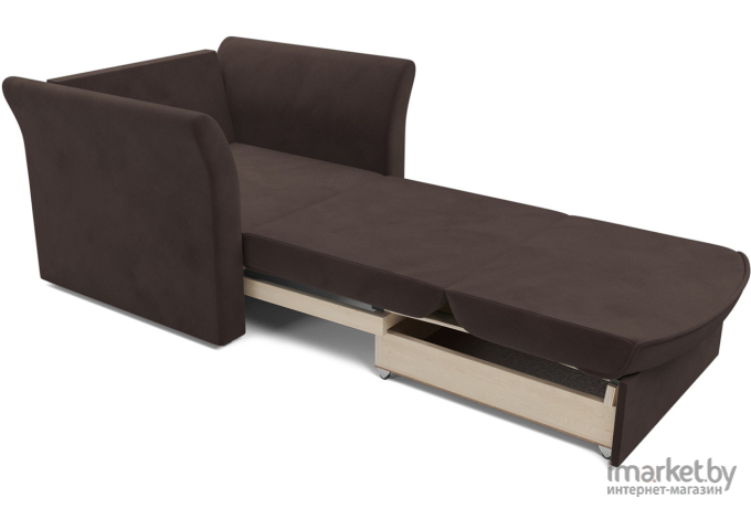 Кресло-кровать Mebel-Ars Малютка №2 кордрой коричневый