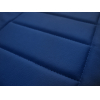 Бескаркасное кресло byROOM Капля экокожа/декоративная отделка серый/синий