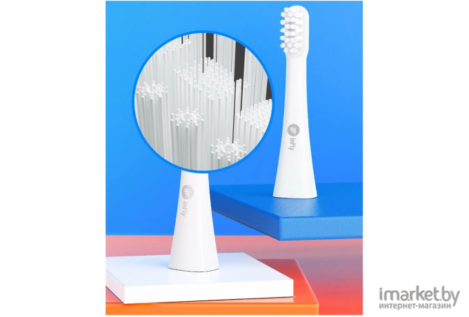 Насадка для зубной щетки inFly Toothbrush Head for T03S 4 шт белый [T20030SIN белый]