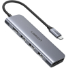 USB-хаб Ugreen CM195-70410 Space Gray [70410]