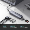 USB-хаб Ugreen CM195-70410 Space Gray [70410]