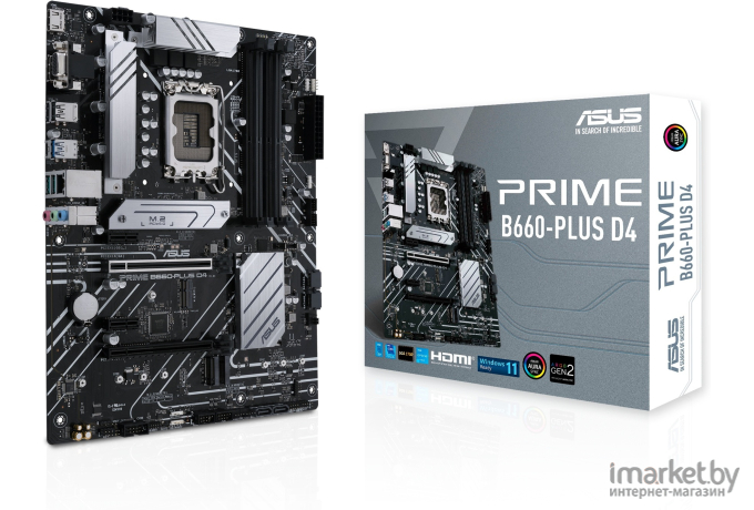 Материнская плата ASUS Prime B660-Plus D4 [90MB18X0-M0EAY0]