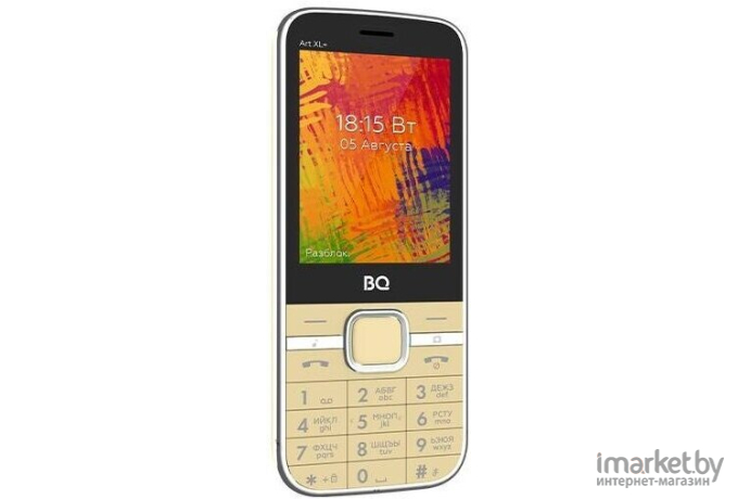 Мобильный телефон BQ-Mobile 2838 Art XL+ Gold [2838 Art XL+ Gold]