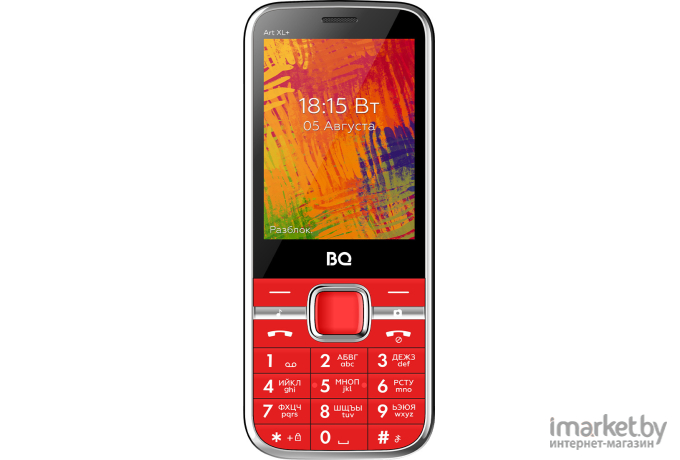 Мобильный телефон BQ-Mobile 2838 Art XL+ Red [2838 Art XL+ Red]