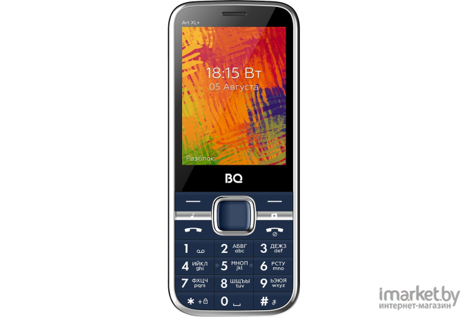 Мобильный телефон BQ-Mobile 2838 Art XL+ Blue [2838 Art XL+ Blue]