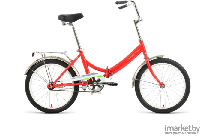 Велосипед Forward Arsenal 20 1.0 14 красный/зелены [RBK22FW20528]