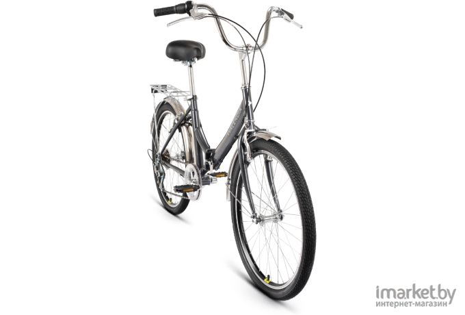 Велосипед Forward Valencia 24 2.0 2022 16 темно-серый/зеленый [RBK22FW24076]