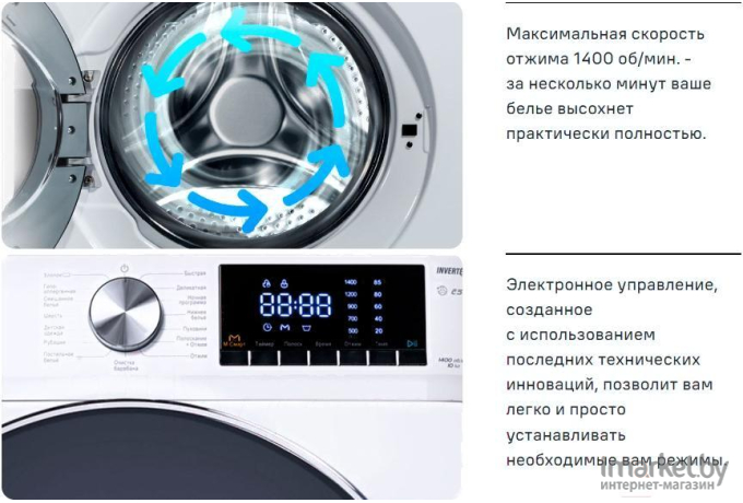 Стиральная машина Maunfeld MFWM1410WH02