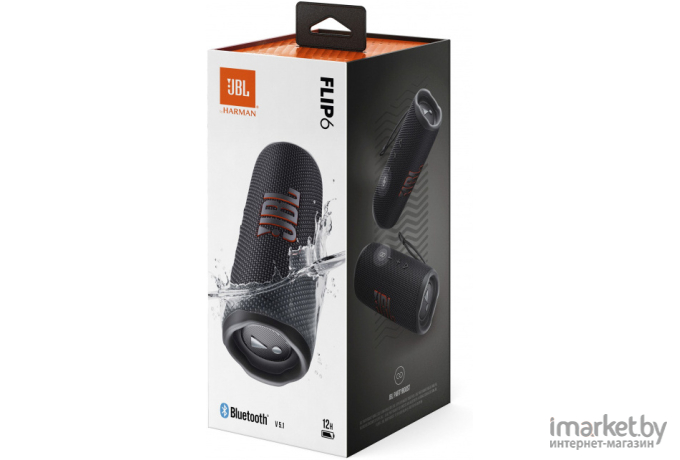 Портативная акустика JBL JBLFLIP6BLK