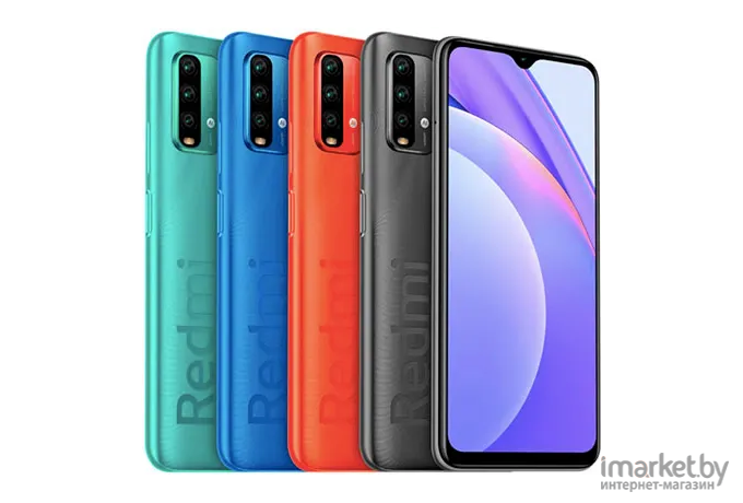 Мобильный телефон Xiaomi Redmi 9T 4GB/128GB с NFC Ocean Green [Redmi 9T 4GB/128GB с NFC Ocean Green]