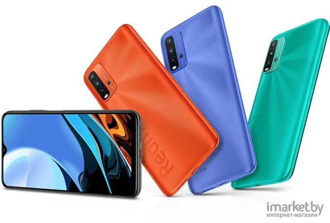 Мобильный телефон Xiaomi Redmi 9T 4GB/128GB с NFC Ocean Green [Redmi 9T 4GB/128GB с NFC Ocean Green]