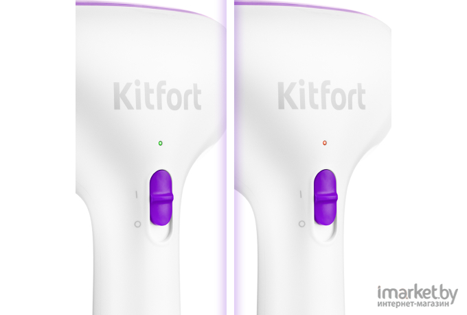Отпариватель Kitfort КТ-998-1 белый/фиолетовый