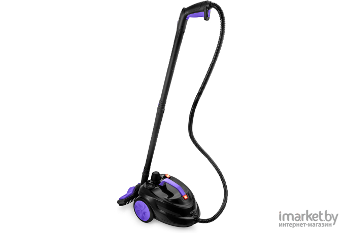 Пароочиститель Kitfort КТ-9104-1 черный/фиолетовый