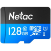 Карта памяти Netac MicroSDXC128GB Class 10 UHS-I U1 P500 Standard + адаптер [NT02P500STN-128G-R]