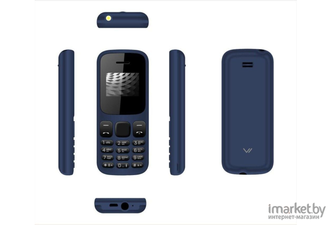 Мобильный телефон Vertex M114 синий [M114 синий]