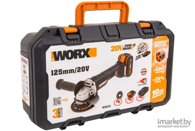 Угловая шлифмашина Worx WX812