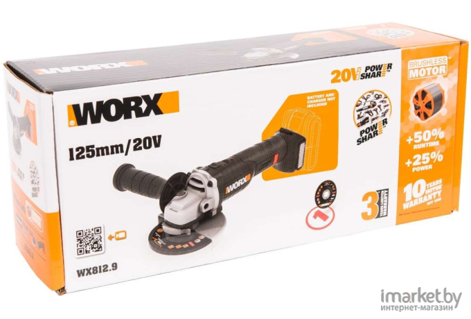 Угловая шлифмашина Worx WX812.9