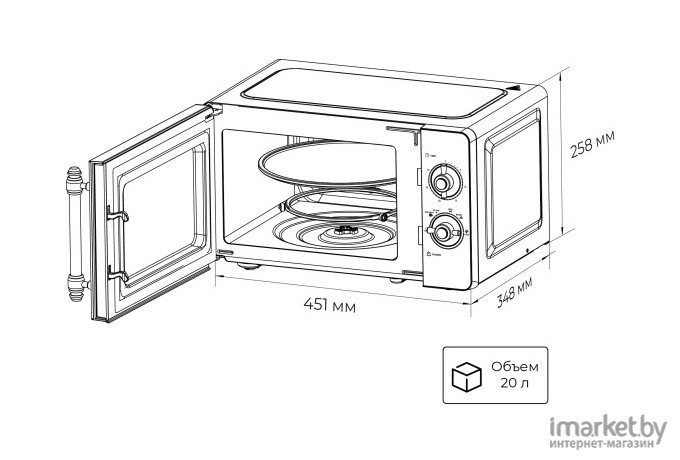 Микроволновая печь LEX FSMOM.03IV