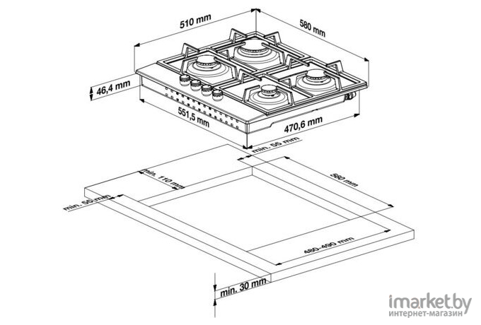 Варочная панель BEKO HILW64325SB [7763586742]