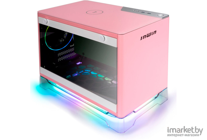 Корпус для компьютера In Win CF08A A1PLUS 650W IW-A1PLUS-PINK Pink [6136764]