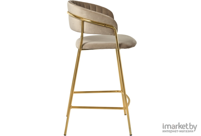Барный стул Bradex Turin латте/золотые ножки [FR 0559]