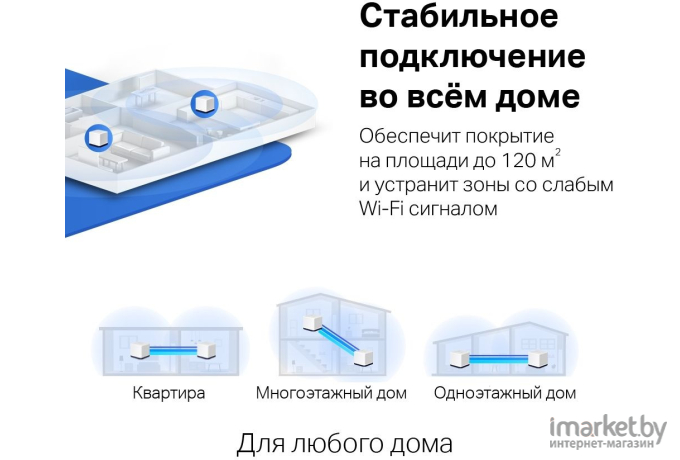 Беспроводной маршрутизатор Mercusys Halo H50G 2-pack [HALO H50G 2-PACK]