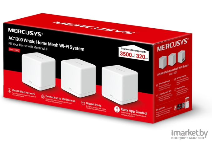 Wi-Fi система Mercusys Halo H30G (3 шт)