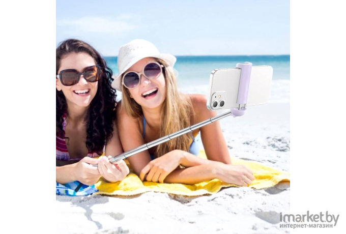 Монопод Baseus Ultra Mini Bluetooth Folding Selfie Stick Purple (SUDYZP-G05)