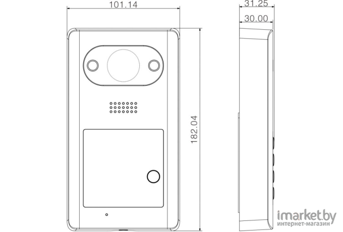 Вызывная панель Dahua DHI-VTO3211D-P1-S2