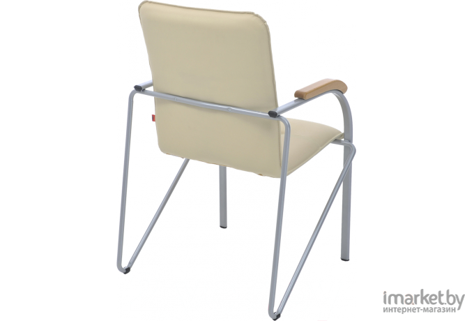 Офисное кресло Фабрикант Самба BOX4 DO №122 Орех (1031) CH кремовый