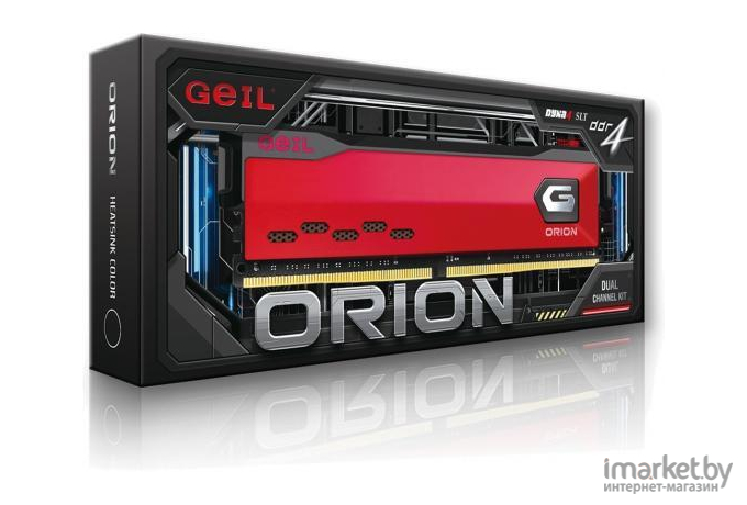 Оперативная память GeIL Orion DDR4 16GB 3600MHz LONG DIMM CL18 [GOR416GB3600C18BSC]